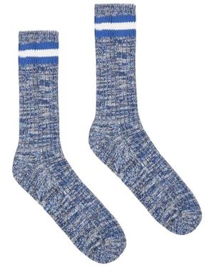 Universal Works Socks - Blu