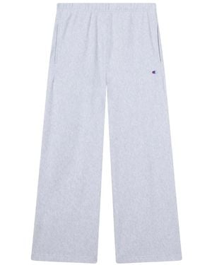 Champion Broeken ,Grijs ,Katoen Reverse Weave Trainingsbroeken - Blauw