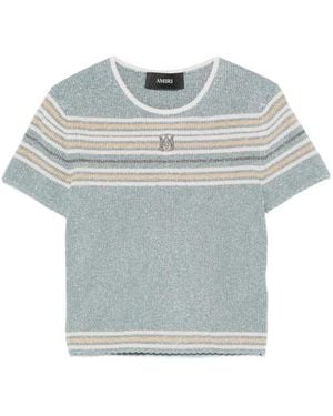 Amiri Round-Neck Knitwear - Blue
