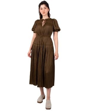 Ulla Johnson Astrid olive kleid - Braun