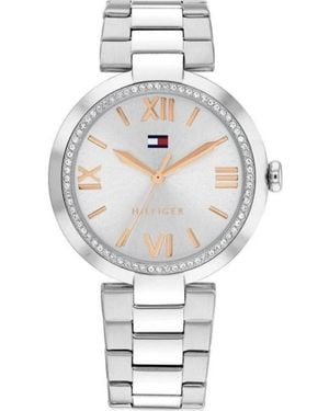 Tommy Hilfiger Elegante Edelstahl Damenuhr - Mettallic