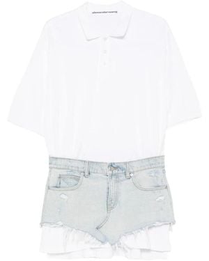 Alexander Wang Shirt Jurken - Wit