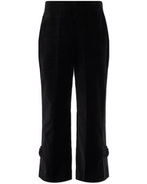 Posse Cropped Trousers - Negro