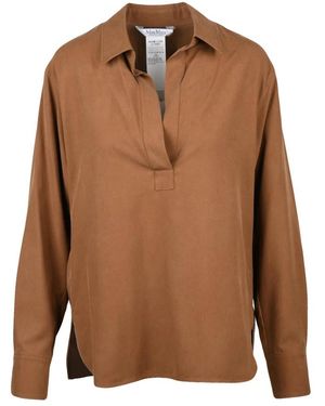 Max Mara Blusa - Bruin
