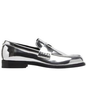 Gcds Schoenen ,Grijs ,Wirdo Loafers - Wit