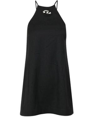 DIESEL Kleedjes ,Zwart ,Wol D Elma Dress