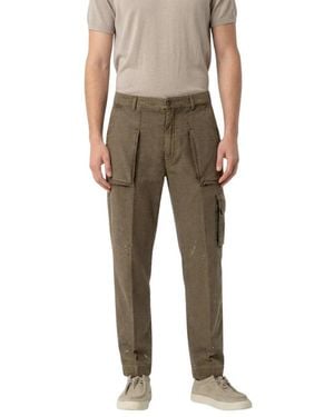 Mason's Straight Trousers - Natural