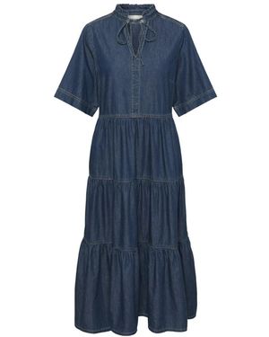 Cream Midi Dresses - Blu