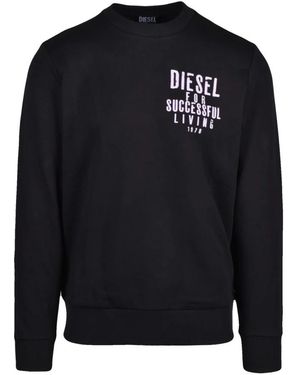 DIESEL Sweatshirts - Azul