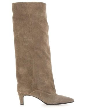 Strategia Heeled Boots - Brown