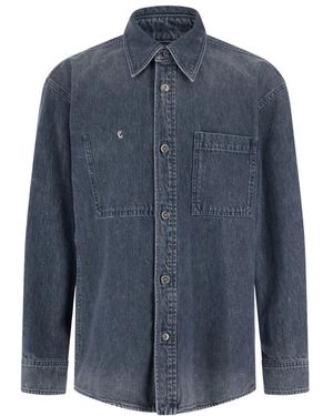 WOOYOUNGMI Overhemden ,Blauw ,Katoen Shirt
