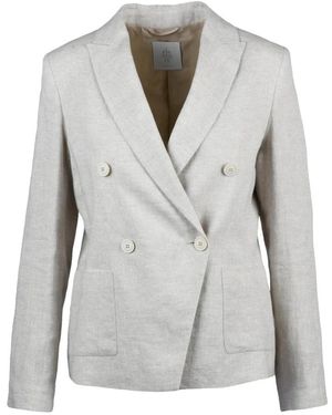 Eleventy Doppiopetto Jacket - Grijs