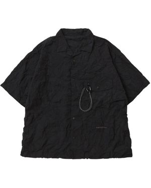 and wander Short Sleeve Shirts - Black