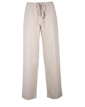 Antonelli Wide Trousers - Natural