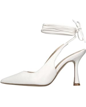 P.A.R.O.S.H. Schoenen Met Witte Hakken - Naturel