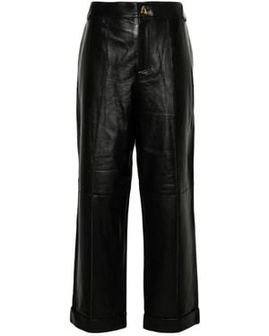 Aeron Leather Trousers - Black