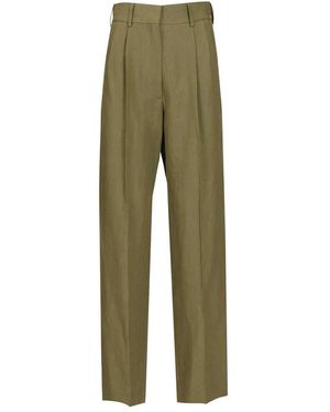 Blazé Milano Straight Trousers - Green