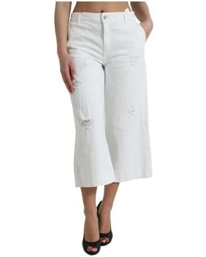 Dolce & Gabbana Cropped Jeans - Grigio