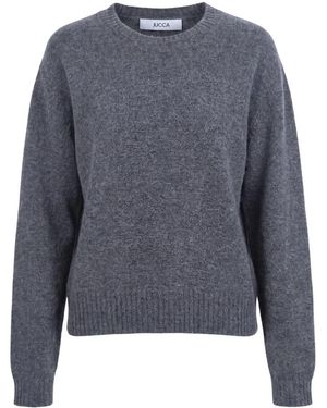 Jucca Round-Neck Knitwear - Gris