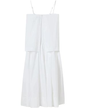 Dagmar Cotton Strap Dress - Wit