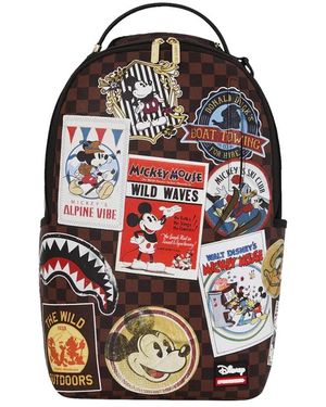 Sprayground Tassen ,Veelkleurig ,Mickey Mouse Global Mogul Rugzak - Zwart
