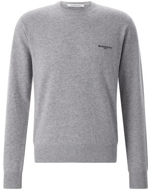Givenchy Rondgebreide Trui - Grijs