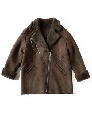 Just things we like Faux Fur & Shearling Jackets - Marrón