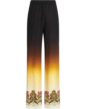 Etro Wide Pants - Orange