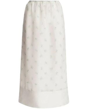 Carven Maxi Skirts - White