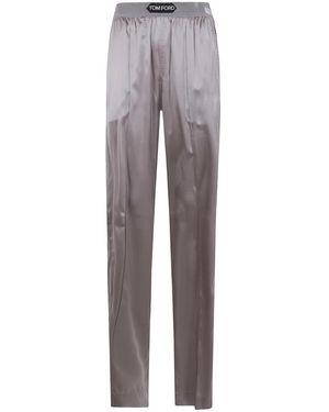 Tom Ford Slim-Fit Trousers - Gris