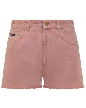 Dolce & Gabbana Denim Shorts - Rosa