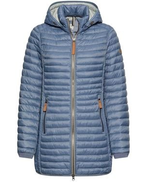 Camel Active Gesteppte Jacke Mit Kapuze - Blau