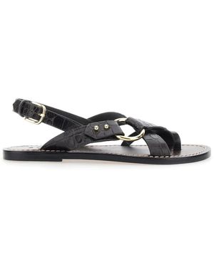 Soeur Florence Sandalen - Zwart