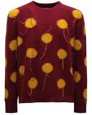 Amaranto Round-Neck Knitwear - Purple