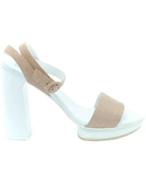 Hogan High Heel Sandals - Metallic