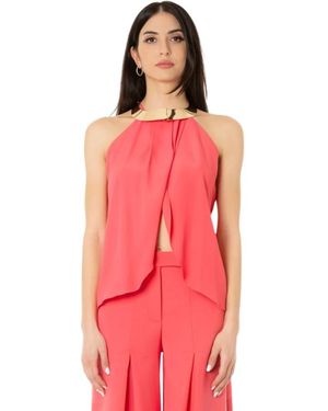 SIMONA CORSELLINI Sleeveless Tops - Rosso