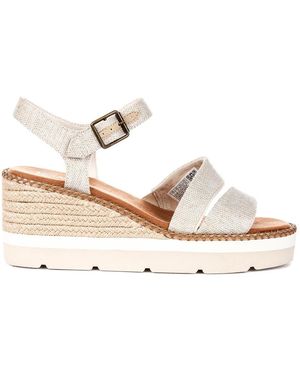 TOMS Wedges - White