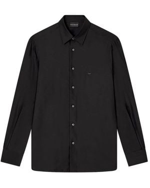 Emporio Armani Casual Shirts - Black