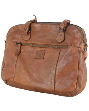 Bear Design Shoulder Bags - Marrone