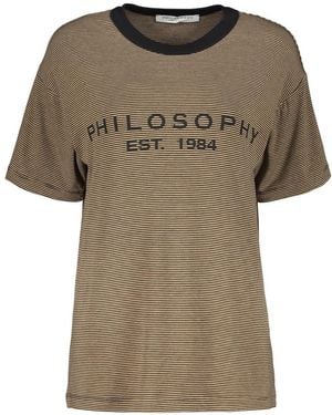 Philosophy Di Lorenzo Serafini T-Shirts - Natural