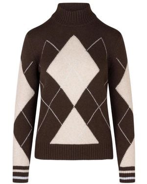 Gran Sasso Turtlenecks - Marrón