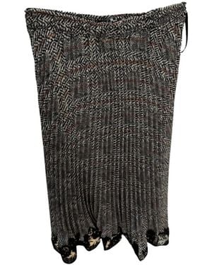 Ermanno Scervino Rokken ,Veelkleurig ,Plissé Rok - Grijs