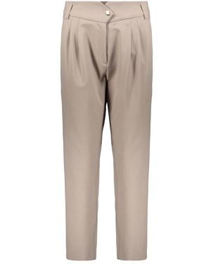 Herno Cropped Trousers - Grey