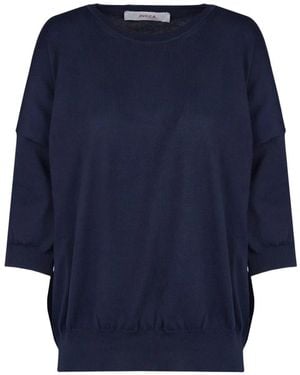 Jucca Round-Neck Knitwear - Azul