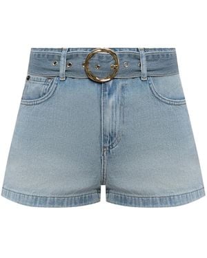 Twinset Korte Broeken ,Blauw ,Casual Shorts