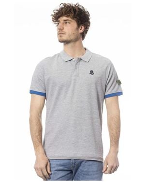INVICTA WATCH Tops ,Grijs ,Katoen Polo Shirt Model 24064 Met Korte Mouwen