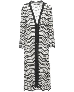 D.exterior Lange Strickjacke - Mehrfarbig