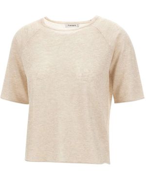 Kangra Round-Neck Knitwear - Natural