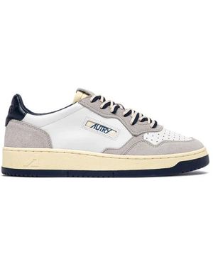 Autry Schoenen ,Blauw ,Sneakers - Wit