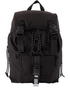 A.P.C. Trek 2.0 Rugzak - Zwart